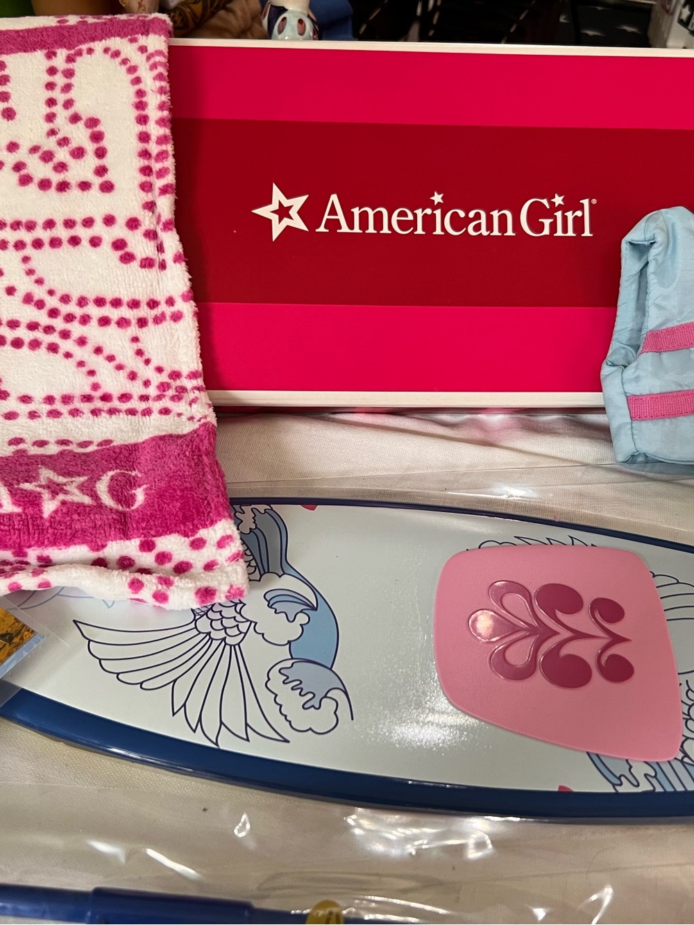 Retired American Girl Kanani’s Paddleboard Set NIB Complete Surfboard Paddle Etc